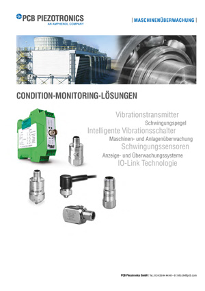 Borschüre Condition Monitoring Lösungen