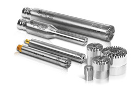 Ein Gruppenbild mit Mikrofonen